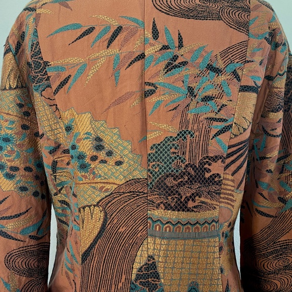 Love Apples by Stephanie Santa Fe Womens Jacket Small Designer Hand Crafted Open - Picture 8 of 13